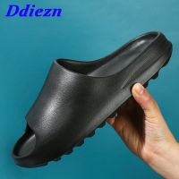 New 2023 Summer Outdoor Beach Couple Slippers Flip Flops Non-Slip Fashion Thick Soled Soft Shoes EVA Women Men Slippers Slides House Slippers