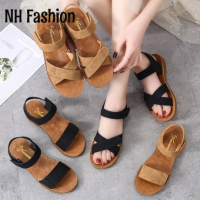 NH Fashion ้องเท้าผูหญิง รองเท้าแตะลิ่ม รองเท้าแตะเสริมส้นผู้หญิง หลากหลาย ส่วนตัว ความหลากหลายของสี ยืดหยุ่น B98G16T 42Z231021