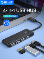 ORICO Type C HUB USB HUB 3.0 4-Port Splitter USB HUB Adapter Expansion Dock Ultra-Slim OTG Adapter สำหรับ PC อุปกรณ์เสริมคอมพิวเตอร์-Gamekj