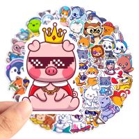 [COD] 52 Crossing cartoon graffiti stickers childrens handbook waterproof car trunk mobile phone shell batch