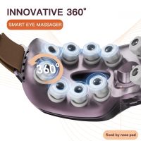 ❈ Magetic Therapy Eye Massager Electric Eye Massage Instrument Bluetooth Massage Glasses Relieve Fatigue Dark Circle Eyes Beauty