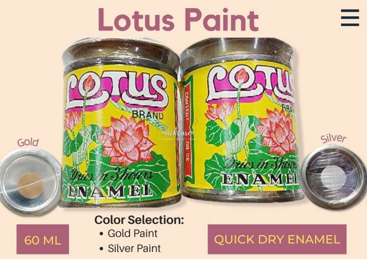 lotus enamel paint