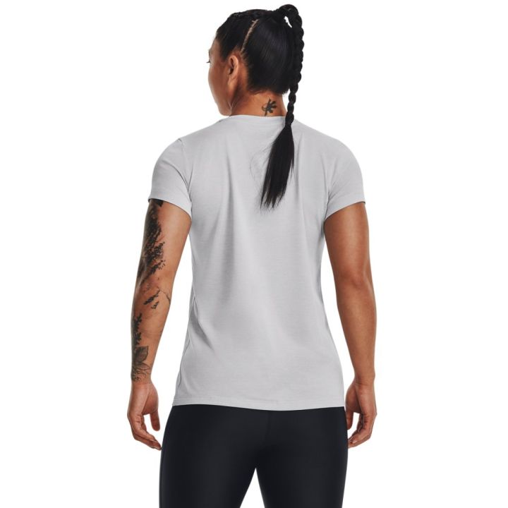 under-armour-ua-womens-tech-twist-big-logo-gel-short-sleeve-อันเดอร์-อาร์เมอร์-เสื้อออกกำลังกายสำหรับเทรนนิ่ง-สำหรับผู้หญิง