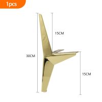 1/2pcs Furniture Legs Metal for Sofa Feet Gold Lengthen TV Dressers Coffee Table Leg Bathroom Cabinet Chairs Feet Height 13/15cm