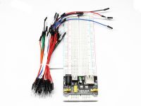 5V MB102 Breadboard power module MB-102 830 points Solderless Prototype Bread board kit 65 Flexible jumper wires