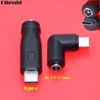 cltgxdd 5V DC power jack 5.5 x 2.1 mm female to Type C USB 3.1 Male Conversion Plug 90 / 180 Degrees DC Power Connector Adapter