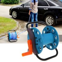 WW Portable Garden 25M Water Hose Reel Cart Rack Holder Wind cket Shaking Tools Yard Hose Hold Address