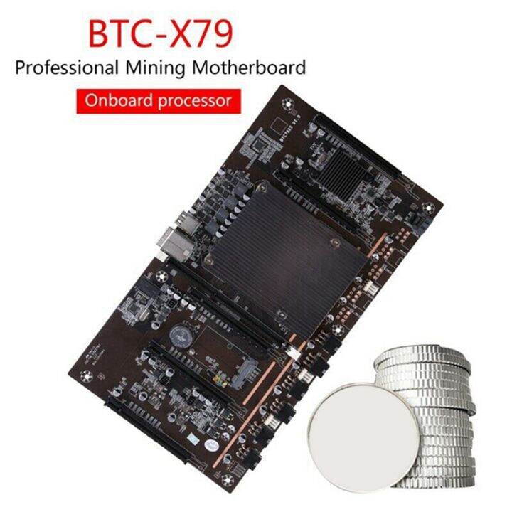 h61-x79-btc-miner-motherboard-with-e5-2620-v2-cpu-24pins-power-connector-support-3060-3070-3080-gpu-for-btc-miner-mining