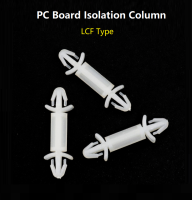 50/100Pcs PCB Board คอลัมน์แยก PC Board LCF Series พลาสติก Spacer คอลัมน์สนับสนุนคอลัมน์เครื่องบินประเภท Clamp Hole 3มม. ย้อนกลับล็อค Standoff Spacer เสา