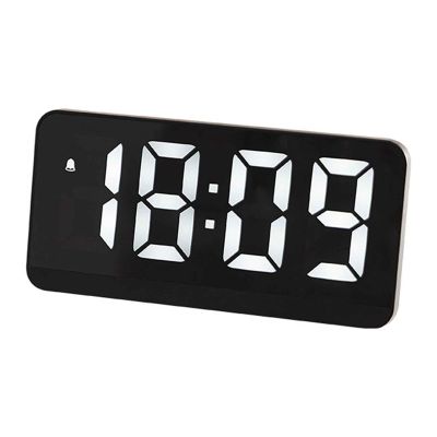 Digital Alarm Clock Voice Control Temperature Date Snooze Night Mode 12/24H Anti-Disturb Function
