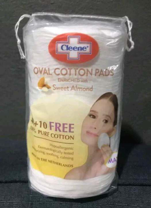 CLEENE OVAL COTTON PADS SWEET ALMOND 50s 1 Pack Per Order Lazada PH