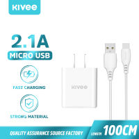 Kivee?ประกัน 1ปี หัวชาร์จ หัวชาร์จเร็ว ชุดสายชาร์จ+หัวชาร์จ แท้100% 5V/2Aชาร์จเร็วใช้ได้กับทุกรุ่น for iPhone12/11/XS/ Samsung /Huawei /xiaomi/OPPO