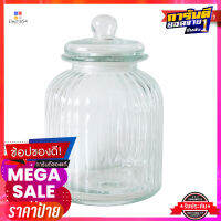 โหลแก้วริ้วตรงฝาแก้ว 3500 มล.STRIP JAR 3500ML. 1X1