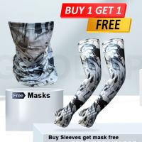 【NATA】 Arm Sleeve withGloves For Motor Cycle Buy Arm Sleeves Get Tube Mask Free arm sleeves uv protection