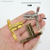 ◄۩ 10pcs 90° 30X33mm Angle Wooden Box Supports Hinge for Small Wooden Jewelry Wine Case Watch Box Wooden Lid Hardware