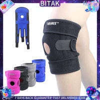 Bitak 1PCS HONOR สปริงแบบปรับได้กีฬาขาเข่ารองรับ Brace Wrap Pads Sleeve Cap