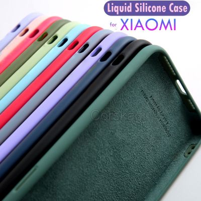Liquid Silicone Phone Case For XIAOMI 11 12 13 Lite 11T 12T Mi A3 Note 10 Lite Mi 10T 10 9 Lite 10T Pro SE 9T Rubber Back Cover
