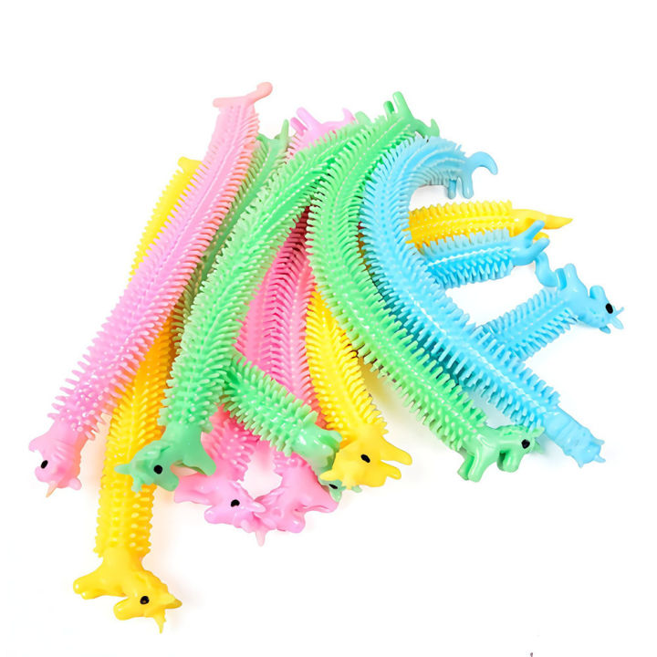 16-knots-worm-squishy-fidget-toy-tangle-stretchy-strings-worm-monkey-noodles-therapy-set-anti-stress-squeeze-toys-for-autism-kid