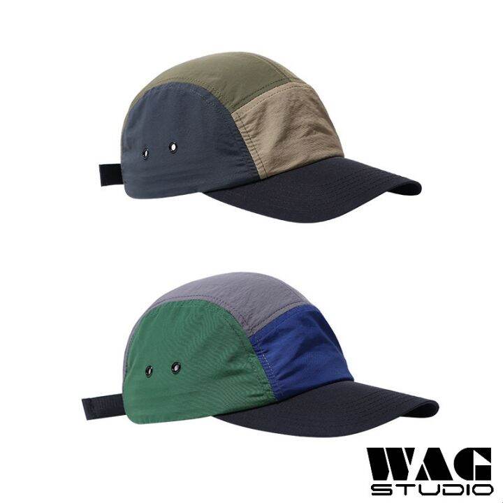 wag-summer-quick-dry-5-panel-cap-snapback-plain-baseball-topi-lelaki-wanita