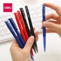 DELI 6506เครื่องเขียนอุปกรณ์การเขียนสำนักงานกด The ปากกาลูกลื่น0.7มม. สีน้ำเงิน &amp; แดง &amp; ดำปากกาลูกลื่นลูกบอลของขวัญ