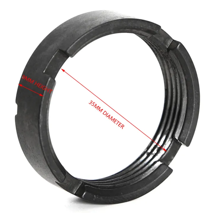 2021Castle Lock Nut M4AR15 Receiver Extension Locking Castle nut Fit