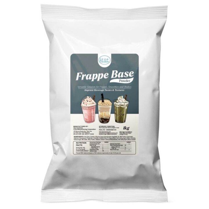 FRAPPE BASE POWDER (1 KG) TOP CREAMERY Lazada PH