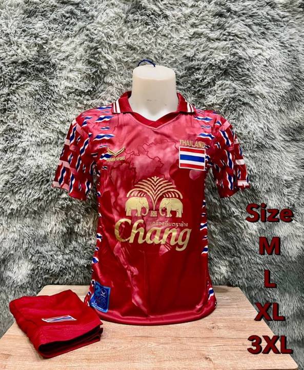 มี-6-สี-ใหม่-เสื้อทีมฟุตบอลชาย-เสื้อ-กางเกง-เสื้อทีมไทย-ไซส์m-3xl-เสื้อโปโล-รหัสfb111-ผ้านุ่มใส่สบาย-ระบายอากาศ