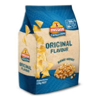 Tortilla Chips Original Flavoured 170g Mission brand มิชชั่น ตอติญ่า ชิปส์ รสออริจินอล 170 กรัม