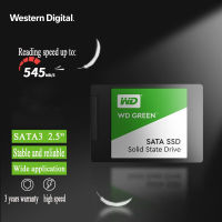 【จัดส่งในพื้นที่】WD GREEN SSD 120GB 240GB 480GB 960GB SATA 3 2.5" 500r/450w MB/s เอสเอสดี for notebook/PC รับประกัน 3 ปี