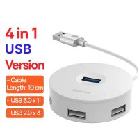 ที่มีคุณภาพสูงใช้งานง่าย USB ฮับ4 In 1 USB C ฮับ USB USB ประเภท C เพื่อ USB หลากหลาย USB 3. 0อะแดปเตอร์สำหรับ MacBook โปรอากาศคู่30 USB-C แยก3.0