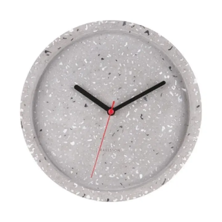 Karlsson Wall Clock Tom Terrazzo Grey D. 26Cm Lazada Indonesia