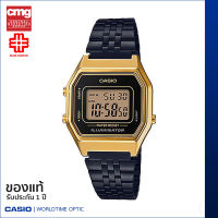 นาฬิกาข้อมือ CASIO Youth Vintage ของแท้ รุ่น LA680WEGB-1ADF สายสเตนเลส