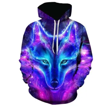 Jaket hoodie hotsell 3d wolf