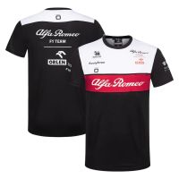 Alfa Romeo F1 Team ORLEN 2022 Team Polo New Moto Racing Large size Mens 3D T-Shirt Latest Hot Formula one Team Shirts F1 polos