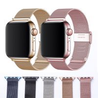 Milanese Bracelet for Apple Watch Band 38 40 41mm 42 44 45 49mm Stainless Steel Metal Strap for iwatch Ultra 8 SE2 7 6 SE 5 4 3