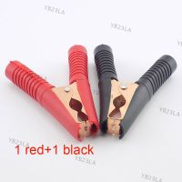 2pcs 92mm 100A Handle Electric Alligator Clips Crocodile Adapter Battery Test Connector Test Cable Probe Metal ClipsYB23TH