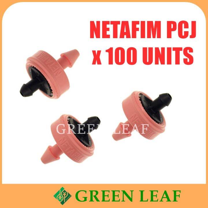 (100 units) Netafim PCJ HCNL Dripper Drip Irrigation Pressure Garden