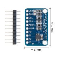 16 บิต I2C ADS1115 โมดูล ADC 4 ช่องพร้อม Pro Gain Amplifier