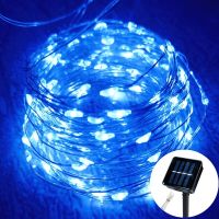 32m/22m/12m/7m Solar Led Light Outdoor Festoon Led Lamp Solar Garden Outdoor Fairy Garland Decor String Wedding Decoration Fairy Lights