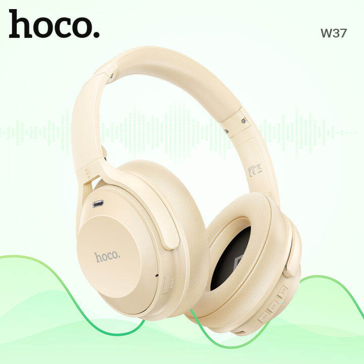 hoco-ชุดหูฟังบลูทูธไร้สาย-w37ตัดเสียงรบกวน-bt5-3หูฟังมีไมโครโฟน-headphone-stereo-hd-รองรับหูฟังเล่นกีฬา-aux-ใช้ได้ทั่วไปสำหรับทุกรุ่นสมาร์ทโฟน