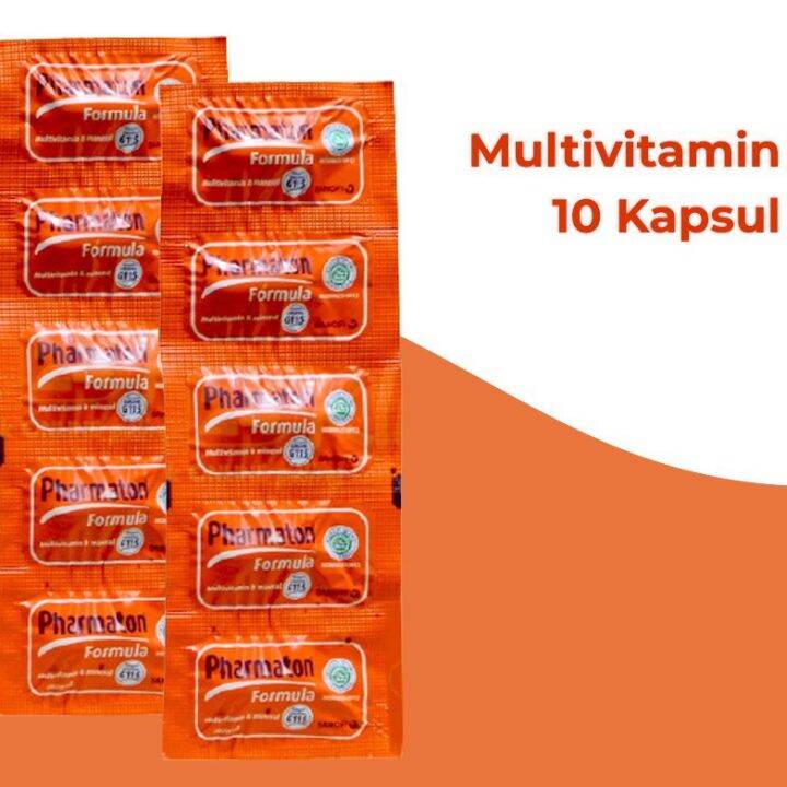 PHARMATON FORMULA MULTIVITAMIN STRIP 5 Kapsul | Lazada Indonesia