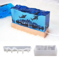 BUSH Clay Tool Handcraft Gift DIY Aquarium Simulation Mountain Sea Wave Resin Epoxy Mould Silicone Mold