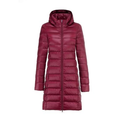 Women Skirt Down Jacket Fashion Hooded Hat Detachable Long Ultra Lightweight Packable Down Jacket Plus Size 5XL  Puffer Jackets