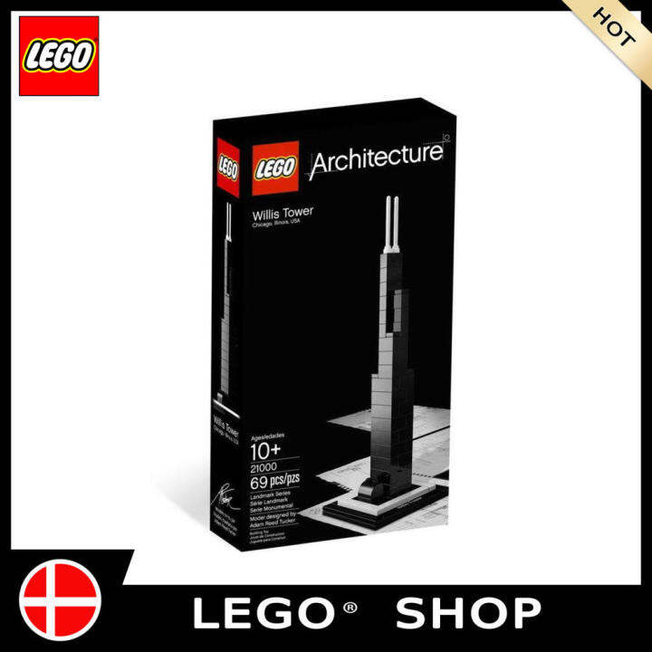 100 Original LEGO 21000 Building Series Chicago Welsh Building