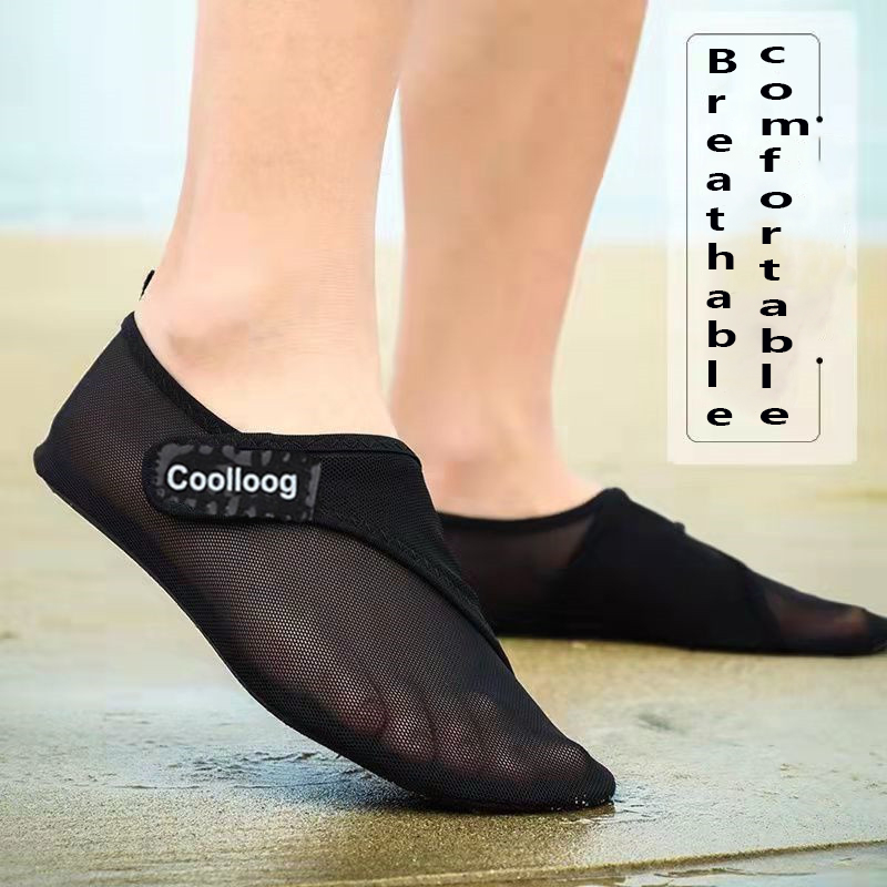 Coolloog Unisex Water Shoes Barefoot Quick-Dry Aqua Yoga Socks Beach Exercise Shoes for Men Women Kids 