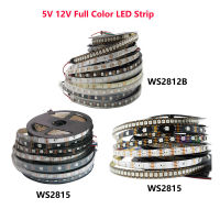 DC 5V 12V WS2812BWS2813WS2815 RGB LED Strip WS2811 IC 5050 LED Bar Individually Addressable pixelsLedsm Light Tape