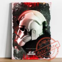 Starหิวโหย AT-AT Driver โปสเตอร์โลหะรายการทีวีเกมอนิเมะป้ายดีบุกเกมตกแต่งศิลปะบนผนัง NZ133