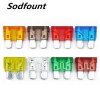 【YF】 50pcs Medium Standard Blade Fuse Insert  ZINC Pins 1A 2A 3A 5A 7.5A 10A 15A 20A 30A 40A 50A Refitted For Auto Car Truck