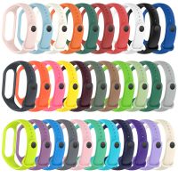 for Xiaomi Mi Band 7 6 5 4 3 Wristband Silicone Watch Strap Bracelet Wrist Straps MiBand 3/4 band5 band67 Smartwatch Accessories Smartwatches