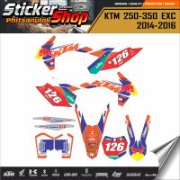 sticker KTM 250 - 350 EXC 2014-2016 No.8